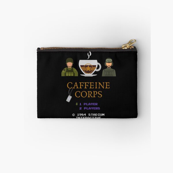 Item preview, Caffeine Corps Classic Video Game Title Screen designed and sold by Legit Hooligan.