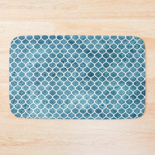 Item preview, Sea-green Trellis Pattern - Blue designed and sold by TheJessaChannel.