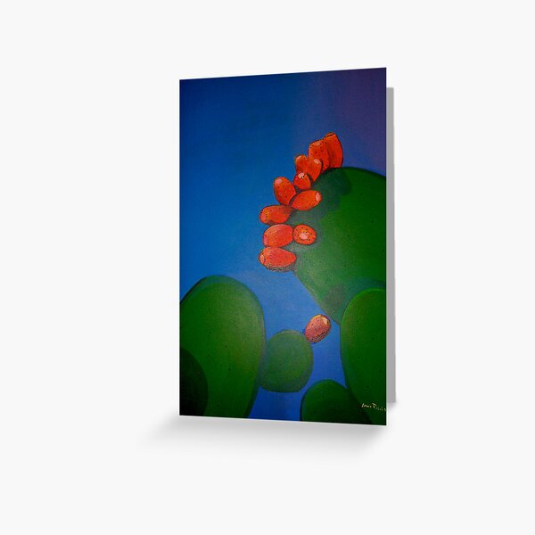 cactus with fruit Greeting Card