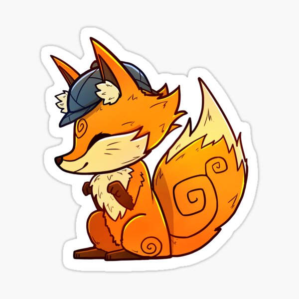 Sarah the Fox Sticker