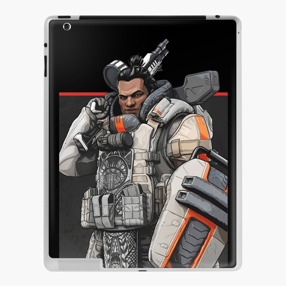 Apex Legends Gibraltar Black Ipad Case Skin By Lutziecreations Redbubble