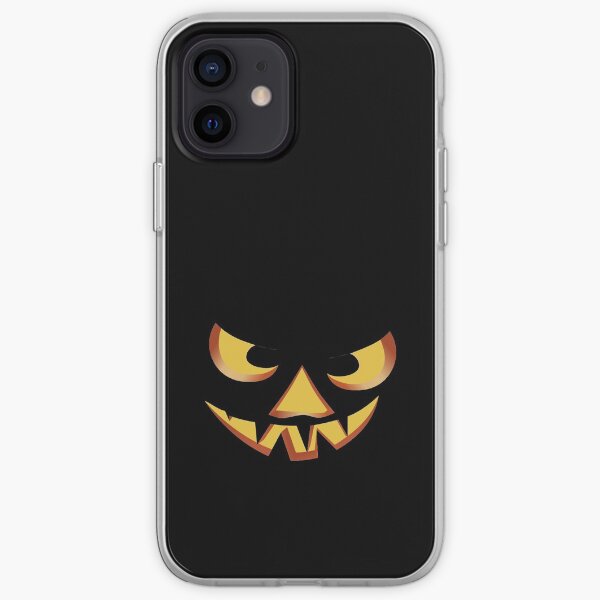 Pumpkin face for Halloween 3 iPhone Soft Case