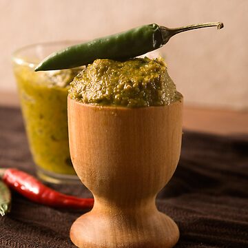 Artwork thumbnail, Green Curry and Chiles by SpicieFoodie