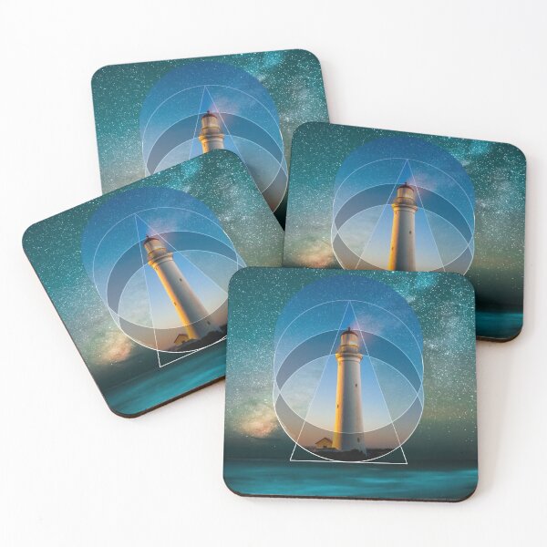 Item preview, Geometric Lighthouse designed and sold by Bluepress.
