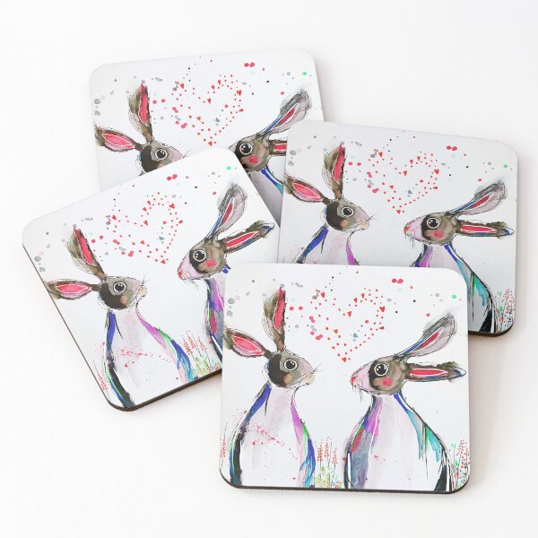 Item preview, Bunnies in love. designed and sold by Peta Wakeham.