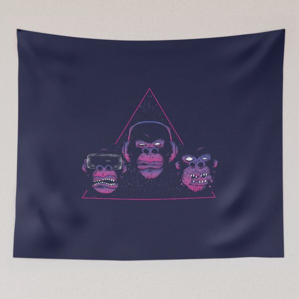 Item preview, Monkey heads designed and sold by Vanditdesigns.