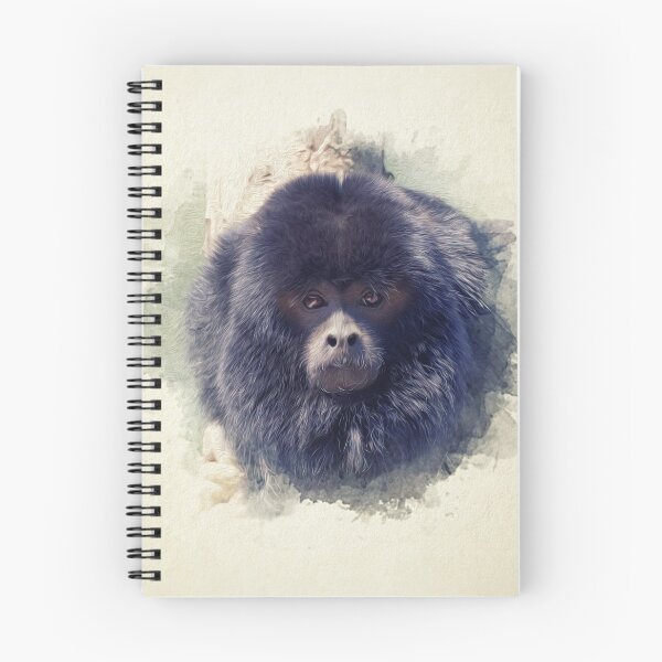 Item preview, Table of a black howler monkey designed and sold by Pearcatprod.