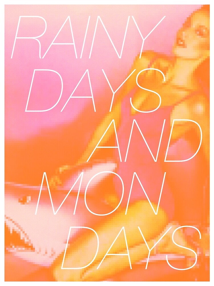 rainy-days-and-mondays-framed-art-print-by-colombeat-redbubble