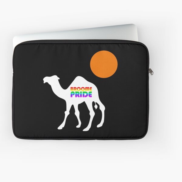 Broom Pride Safari - White Camel Laptop Sleeve