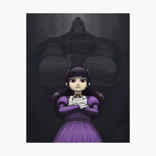 a Girl and her Main Photographic Print