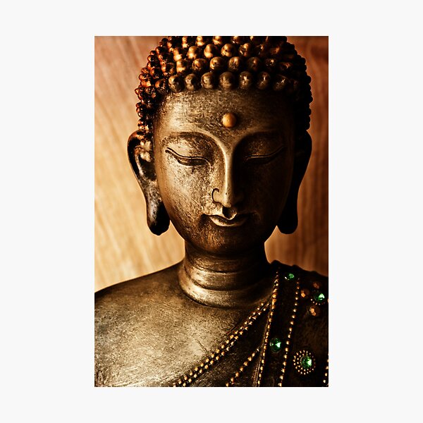 Golden Buddha Photographic Print