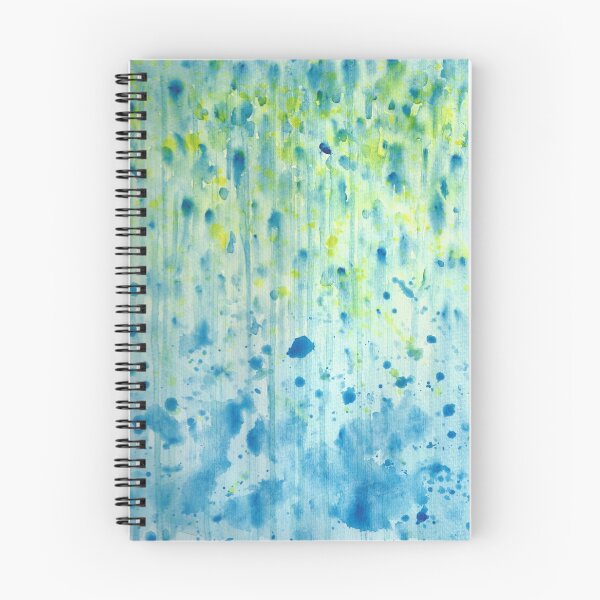 Item preview, Yellow and blue rain designed and sold by experimentons.