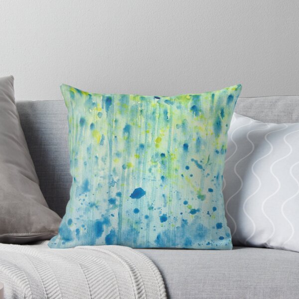 Item preview, Yellow and blue rain designed and sold by experimentons.