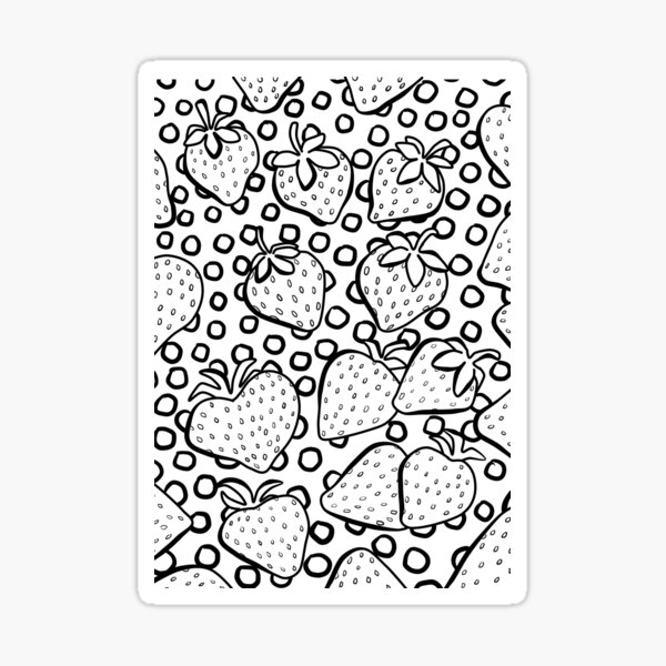 Strawberries Sticker