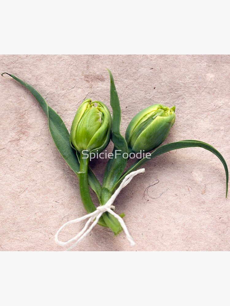 Thumbnail 2 of 2, Postcard, Two Tulips Tied Together designed and sold by SpicieFoodie.