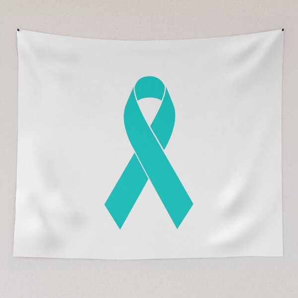 Item preview, Teal Awareness Ribbon designed and sold by MarketingDNA.