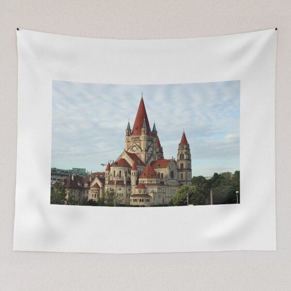 Item preview, Saint Francis of Assisi Church landmark Vienna Austria designed and sold by goceris.