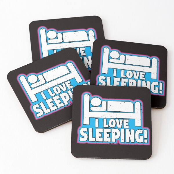 Item preview, I love sleeping! For sleepy heads designed and sold by Cutebutfunny.