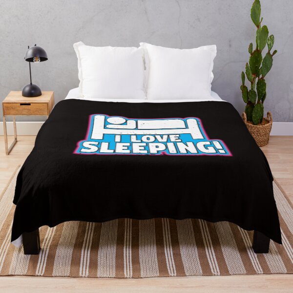 Item preview, I love sleeping! For sleepy heads designed and sold by Cutebutfunny.