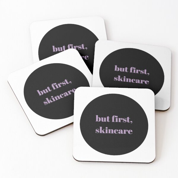 Item preview, But First Skincare Black Lavender Purple designed and sold by angelmalfoy.