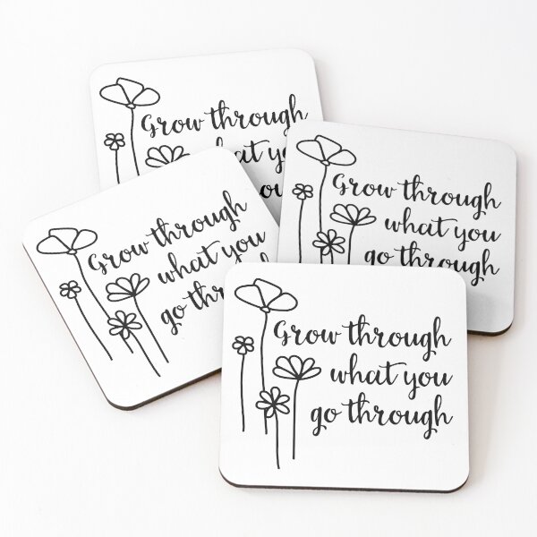Item preview, Grow Through What You Go Through (black edition) designed and sold by Noximilia.