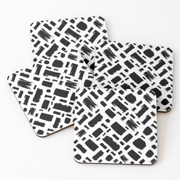 Item preview, Abstract Paint Strokes - Black and white designed and sold by Nartissima.