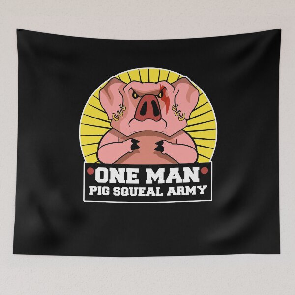 Item preview, Pig Squeal Army Grindcore Growling Bree Bree designed and sold by CORZ.