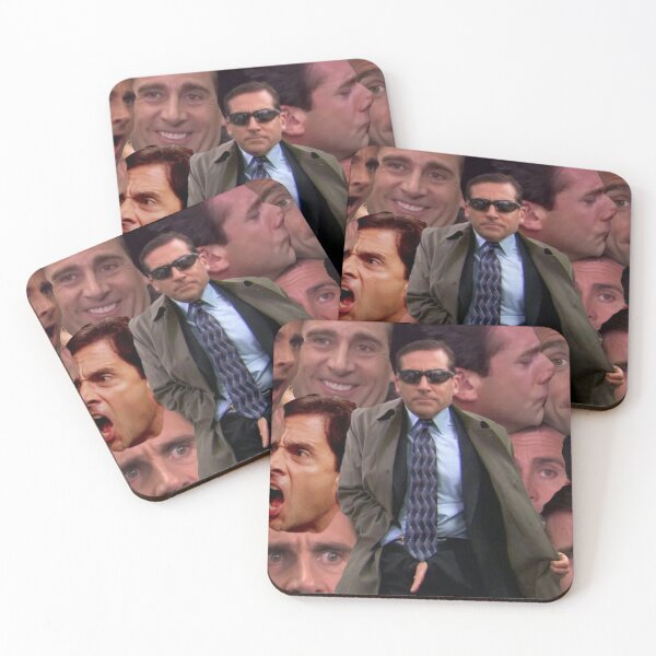 Michael Scott Collage Coasters (Set of 4)