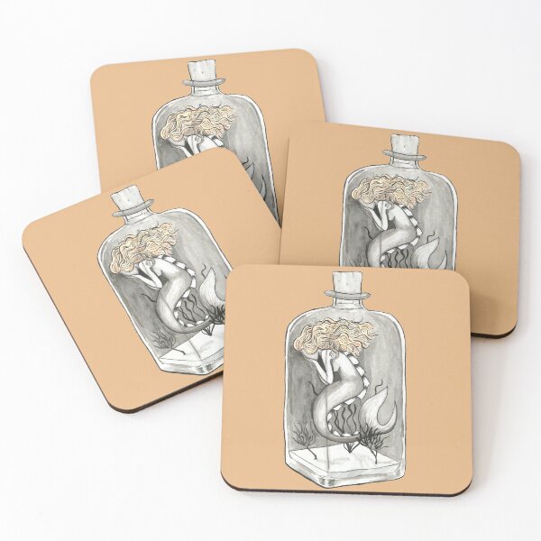 Item preview, Mermaid in bottle designed and sold by Crea-RiBo.