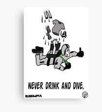 Backpack Instead of Parachute. . . Whoops. Canvas Print