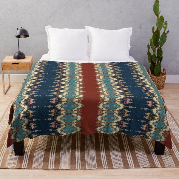 Queen of Knitting Throw Blanket