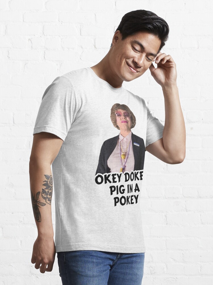 "Okey Dokey Pig In a Pokey T Shirt" Tshirt by azbotees Redbubble