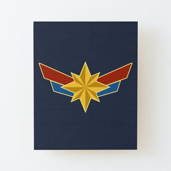 Super Heroine Wood Mounted Print