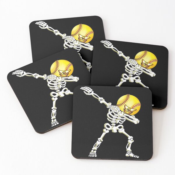 Item preview, Dabbing Skeleton Local Softball Teams Halloween Costume designed and sold by trollshooter.