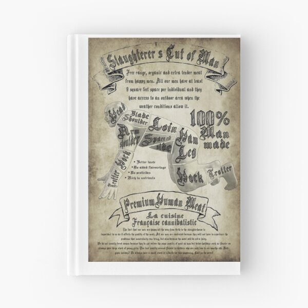 Item preview, Meat chart - best human meat cutting designed and sold by Andy Renard.