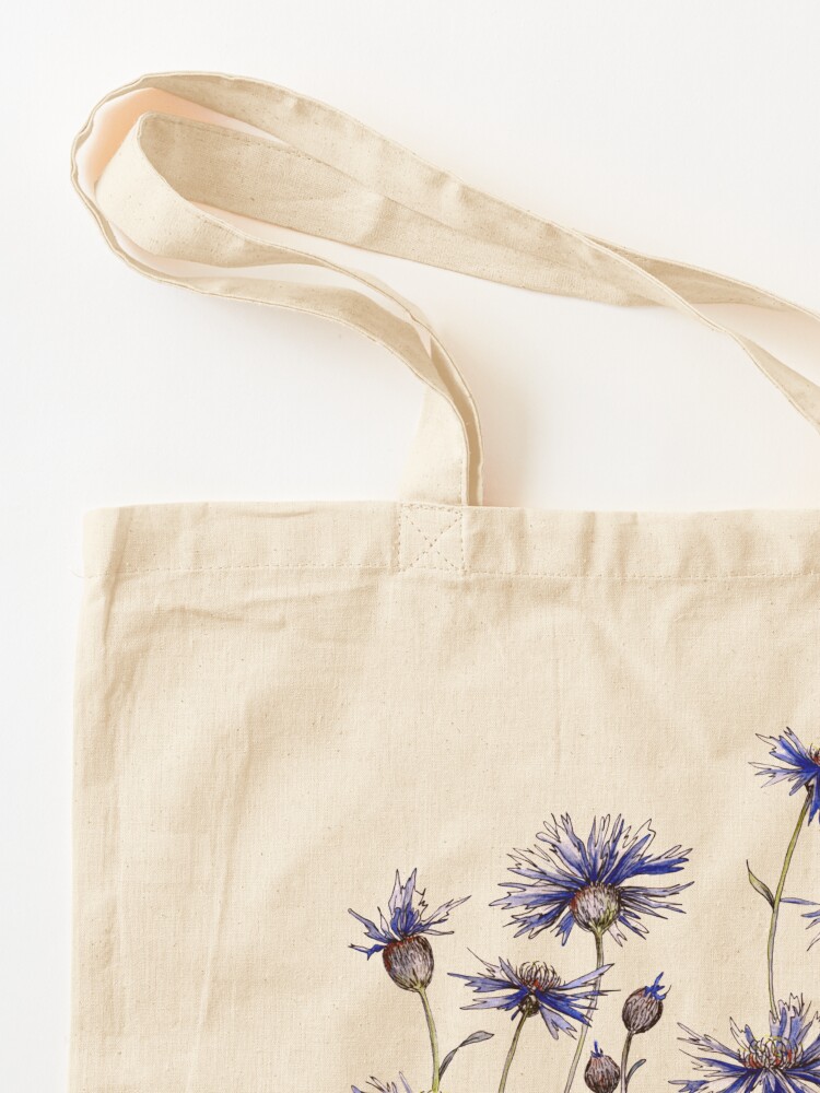 Alternate view of Blue Cornflowers Tote Bag