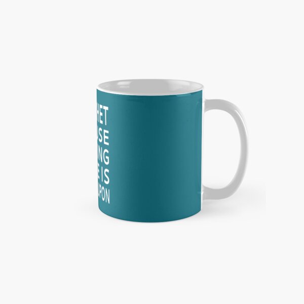 I Crochet Because Punching People Is Frowned Upon Classic Mug