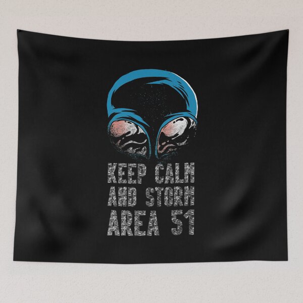 Item preview, Keep Calm and storm Area 51 designed and sold by GoodQuality.
