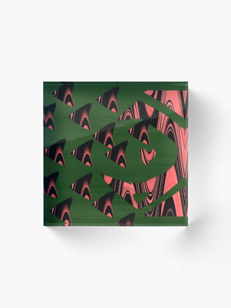 Thumbnail 1 of 5, Acrylic Block, Abstract Fish designed and sold by amfunny.
