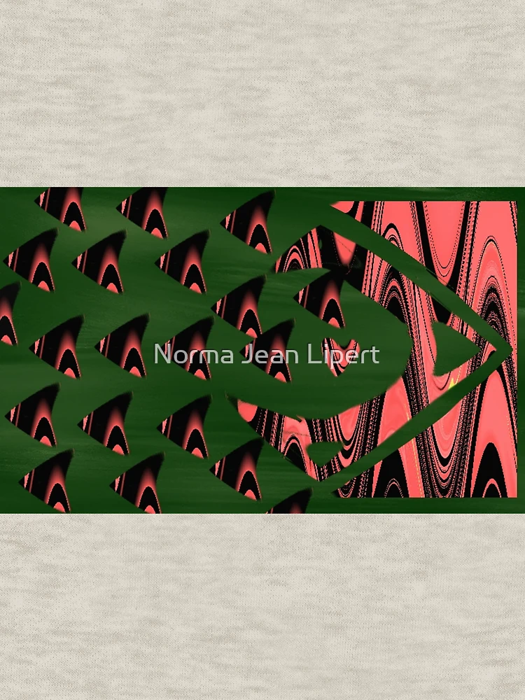 Thumbnail 6 of 6, Zipped Hoodie, Abstract Fish designed and sold by Norma Jean’s Art.