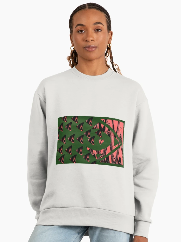 Thumbnail 3 of 6, Premium Oversized Sweatshirt, Abstract Fish designed and sold by Norma Jean’s Art.