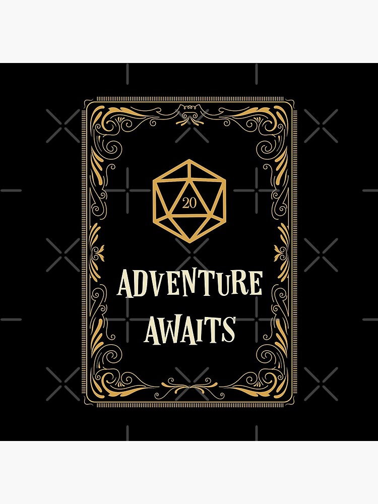 Adventure Awaits D20 Dice Tabletop RPG by pixeptional