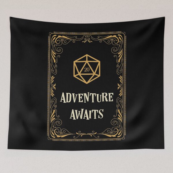 Item preview, Adventure Awaits D20 Dice Tabletop RPG  designed and sold by pixeptional.