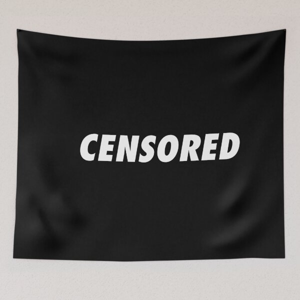 Item preview, Censored black designed and sold by crosstheline.