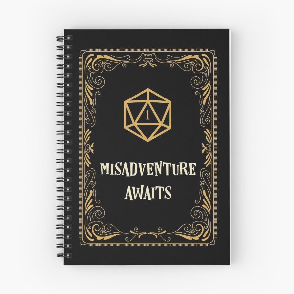 Item preview, Misadventure Awaits D20 Dice Tabletop RPG  designed and sold by pixeptional.