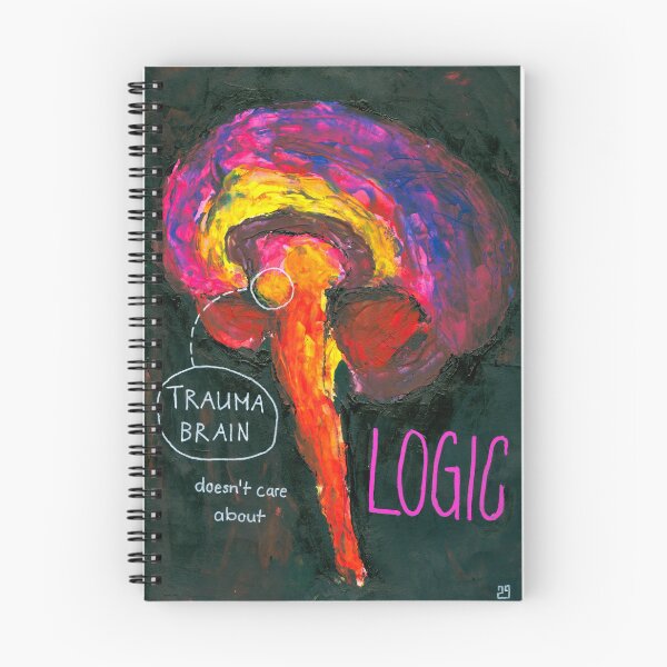 Item preview, Trauma brain doesn't care about logic  designed and sold by lenaliluna.