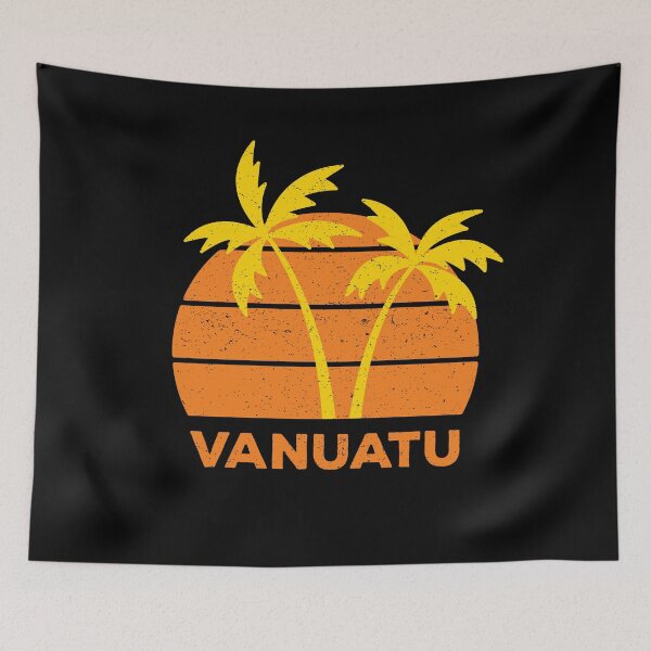 Item preview, Vanuatu Retro designed and sold by teesaurus.