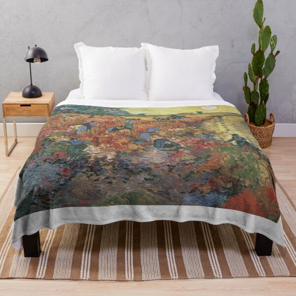 Artikelvorschau, Vincent Van Gogh - Die roten Weinberge in Arles entworfen und verkauft von vakashop.