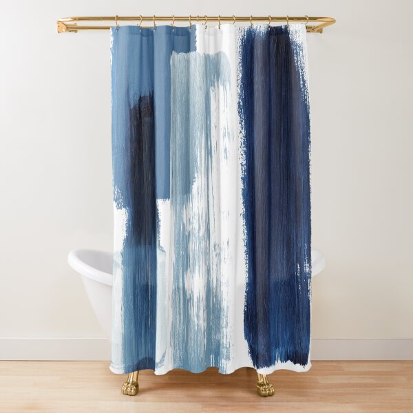 blue Shower Curtain