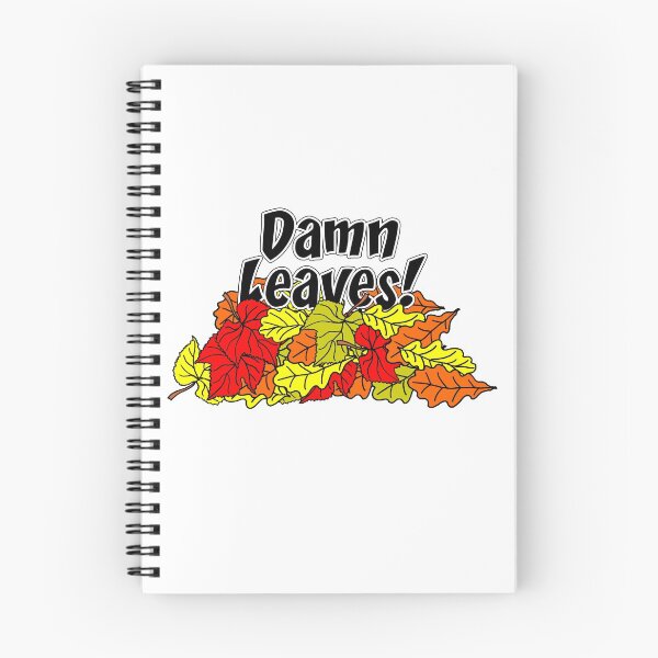 Item preview, Damn Leaves Funny Autumn Design designed and sold by jaycartoonist.